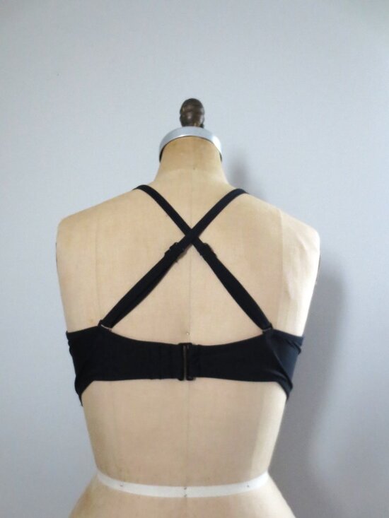 Old Navy 4-Way Convertible Strap Black Bikini Top - NWOT - Picture 7 of 14